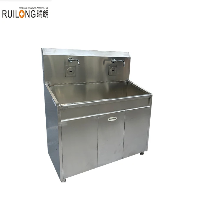 RQ-018B Hospital Furniture OEM Induction Bathroom Basin Sinks Wash Hand