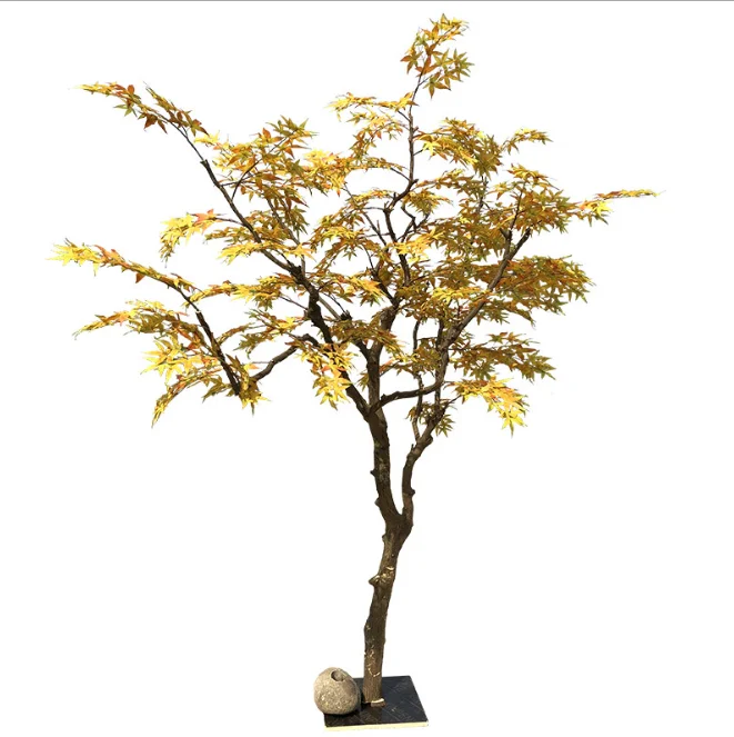Exportable small artificial maple trees bonsai for project decoration