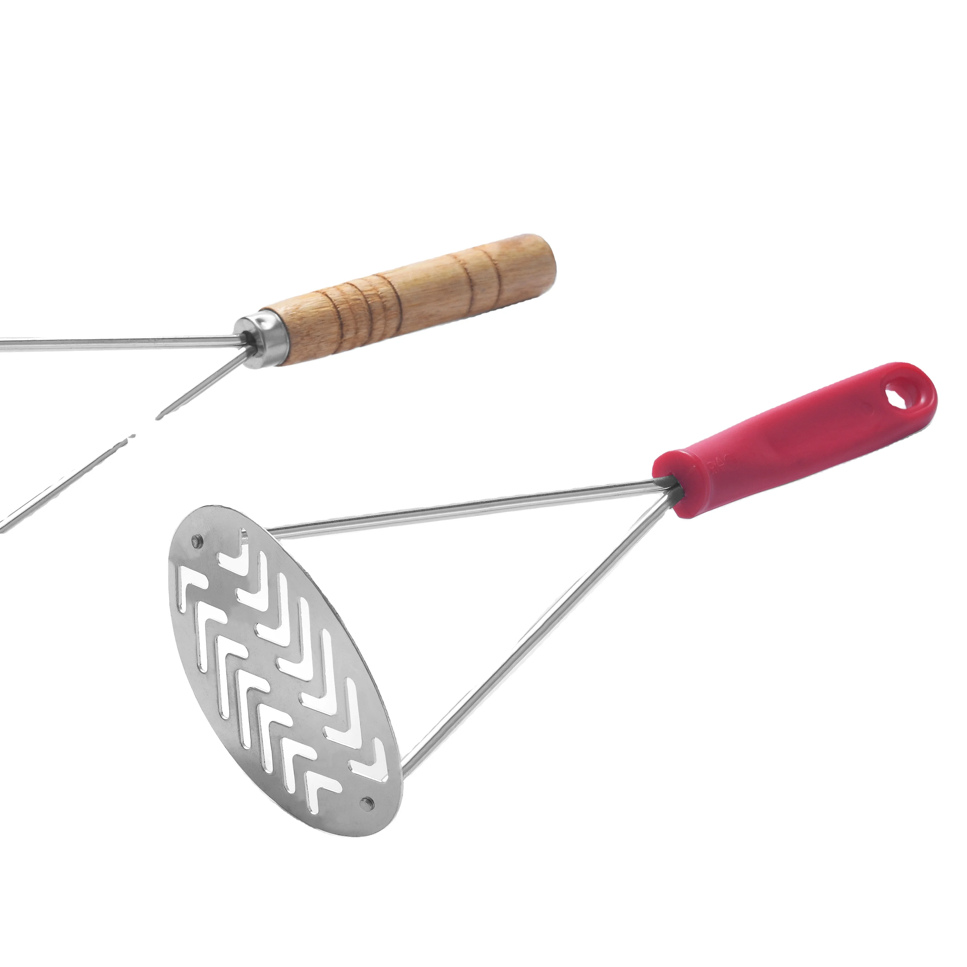 
MINLI Premium kitchen metal pressure potato ricer stainless steel potato masher 