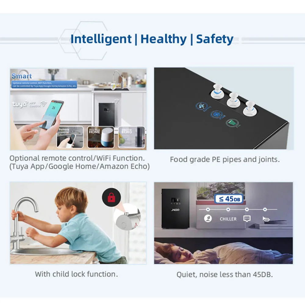 Home Drinking Soda Maker Under Sink Water Filter Dispenser Electric Sparkling Water Maker Tap Cold Water Machine Dispenser