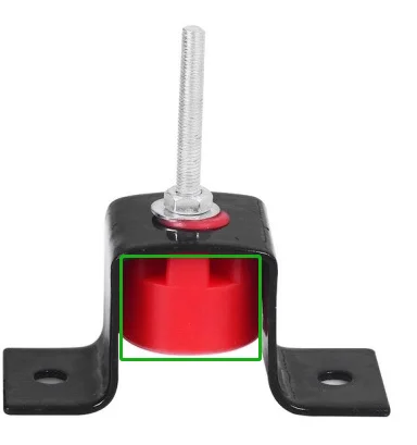 Clocell High Quality silicone vibration isolator with bolt anti vibration rubber mount, anti-vibration isolators