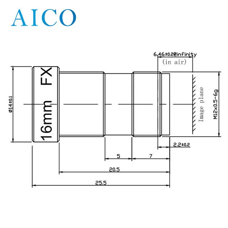 UHD f16mm F2.0 10mp 4k 16mm m12 cctv board 10megapixel s mount industrial vision lins lens for 2/3 inch JXF25 CMV2000 sensor