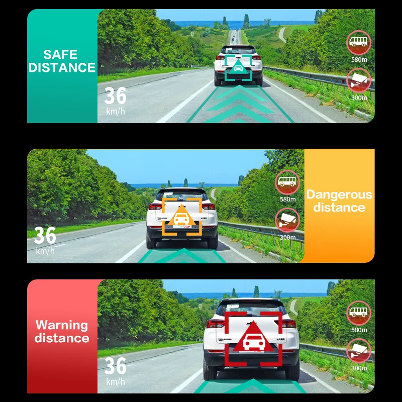 Mirror Dash Cam 4G LTE Car Dash Camera 24 Hour Recording with Live GPS Tracking