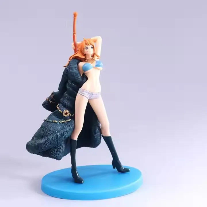 Anime hot selling One Pieces Anime Figure High Quality Cartoon character one pieces 20th Anniversary Edition nami figure