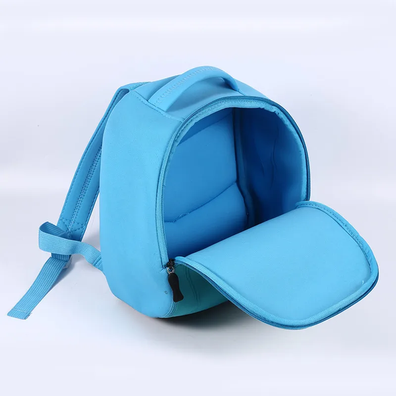 Custom cute design waterproof neoprene kids school bag cartoon backpack