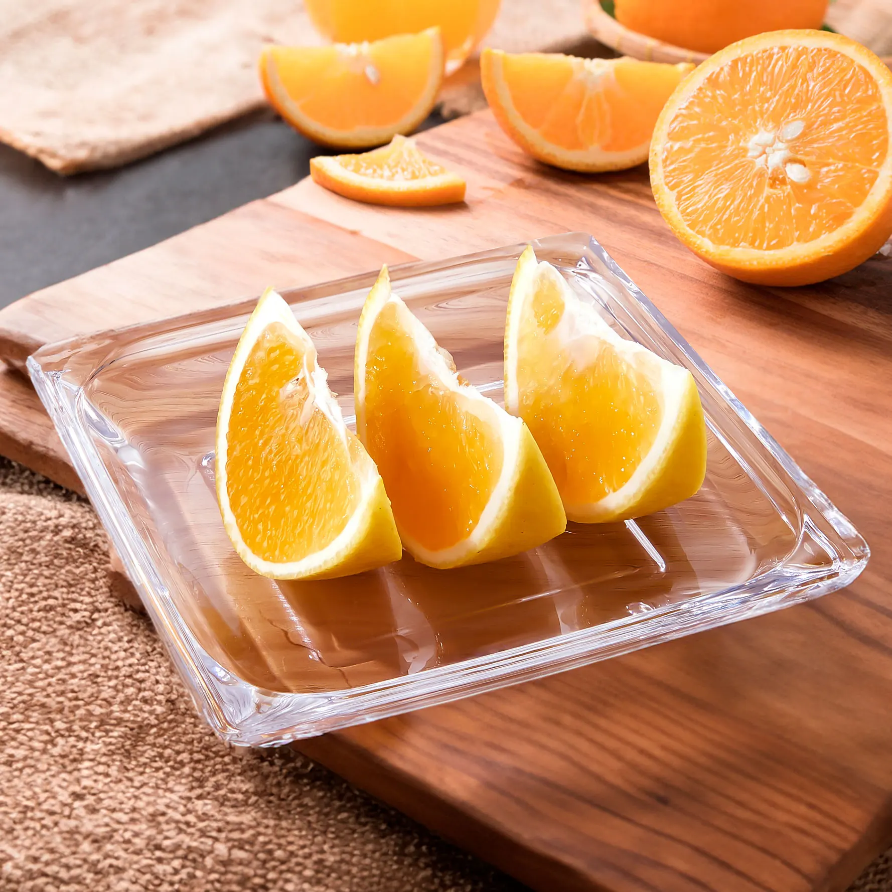 1095PLc Kristano Small Plate  square plates  dessert plates for restaurant