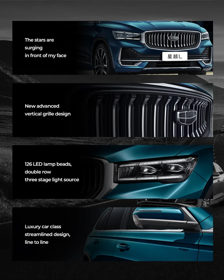 Carro Electro Geely Monjaro 2024 2.0TD Automatic FWD Sky Edition Geely Xingyue L 2023 Gasoline SUV New Cars Deposit