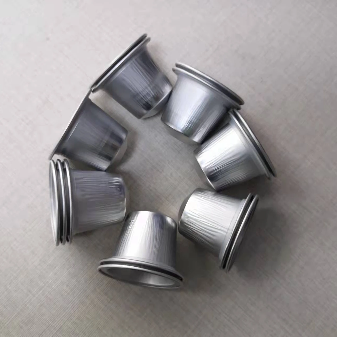 Empty 37 mm Nespresso Aluminum Foil Coffee cup Nespresso Pods