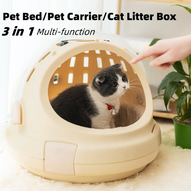 New design space capsule  multifunction portable pet carrier and bed for traveling