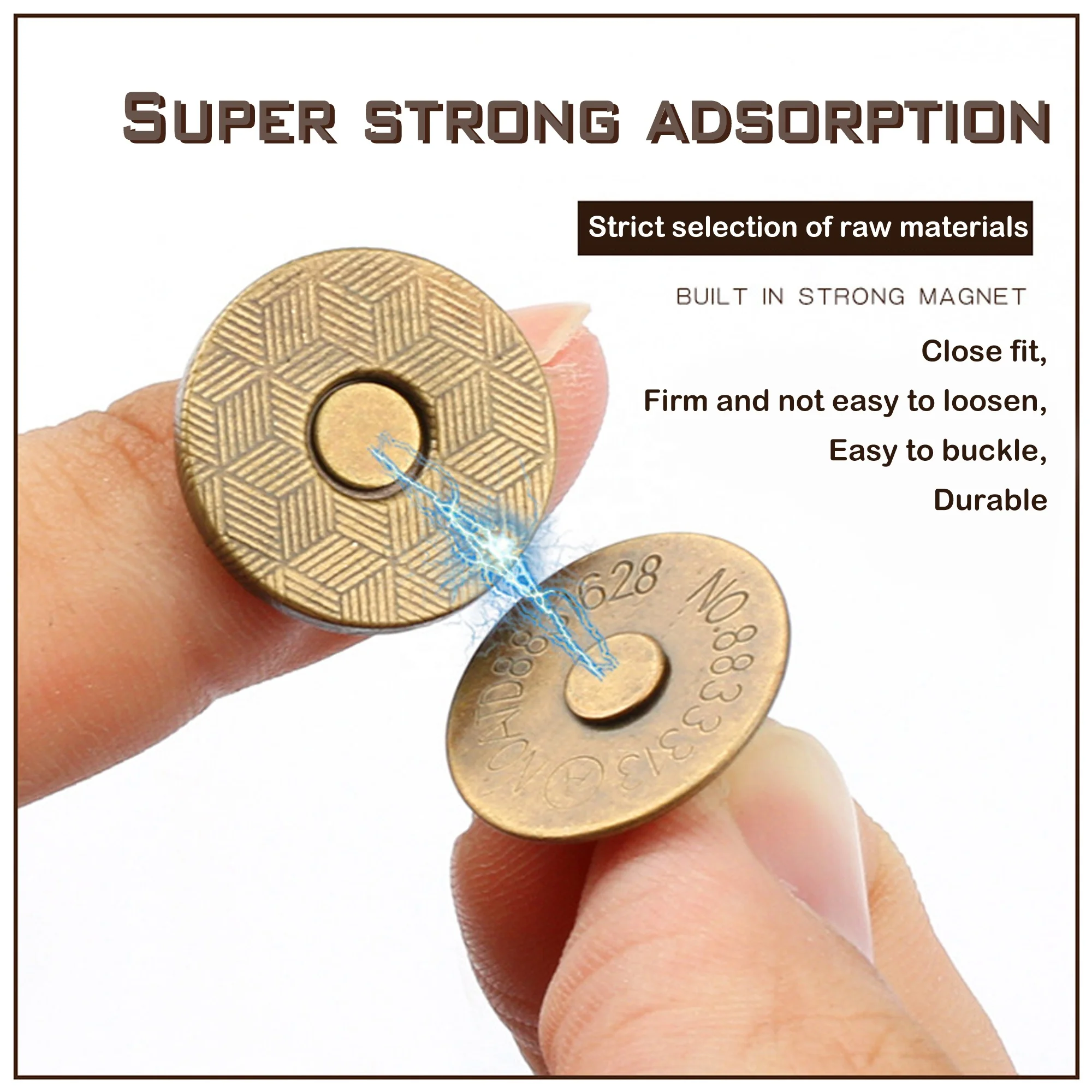 10 14 18 мм медные круглые магнитные заклепки прочные