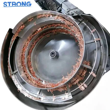 Large Capacity Manufacturer Vibration Bowl Feeder Nuts Screws Pin Small Metal Parts Vibratory Bowl Feeder With Linear Feeder