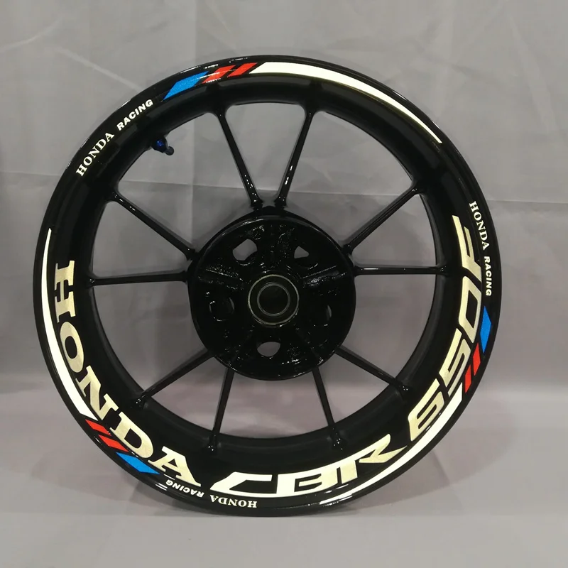 Украшение мотоциклетного колеса, Водонепроницаемые Светоотражающие Обода, наклейки на мотоциклы, колеса, наклейки для hon-da CBR650F
