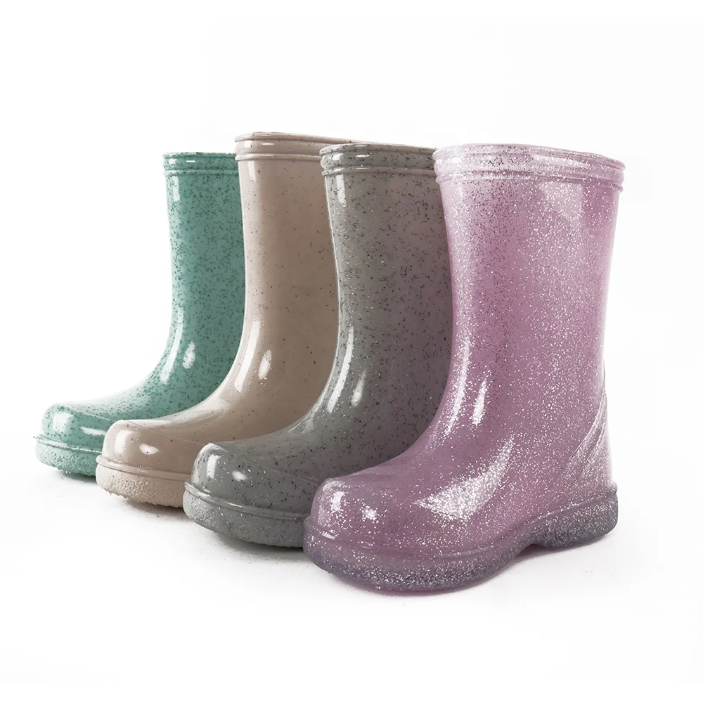 New Leisure rain boots women Round Toe Shoes Waterproof Middle Tube Rain Boots PVC