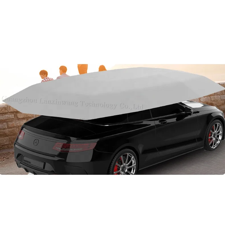 4.2m Car umbrella semi-automatic folding portable car protection car umbrella