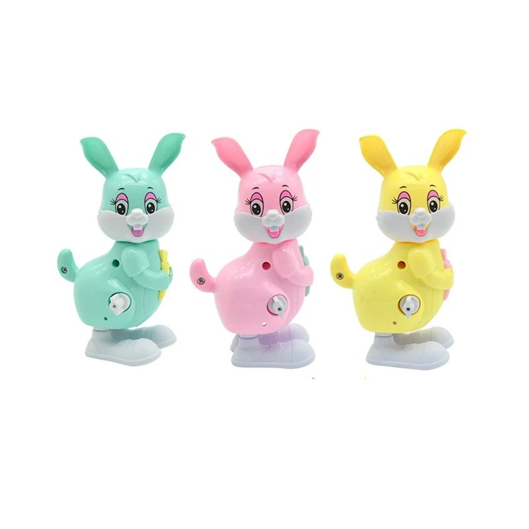 Factory Price Brand New Colorful Cartoon Animals Wind Up Toys Cheap Plastic Clockwork Mechanical Wind Up Swing Toy for Kids