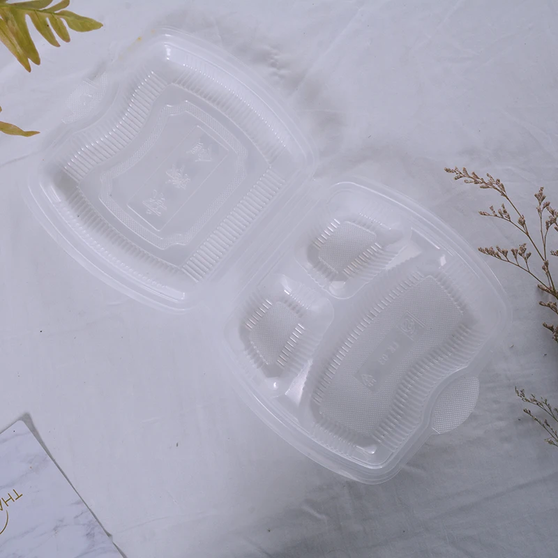 plastic boxes food disposable 3 compartment clamshell take away food containers