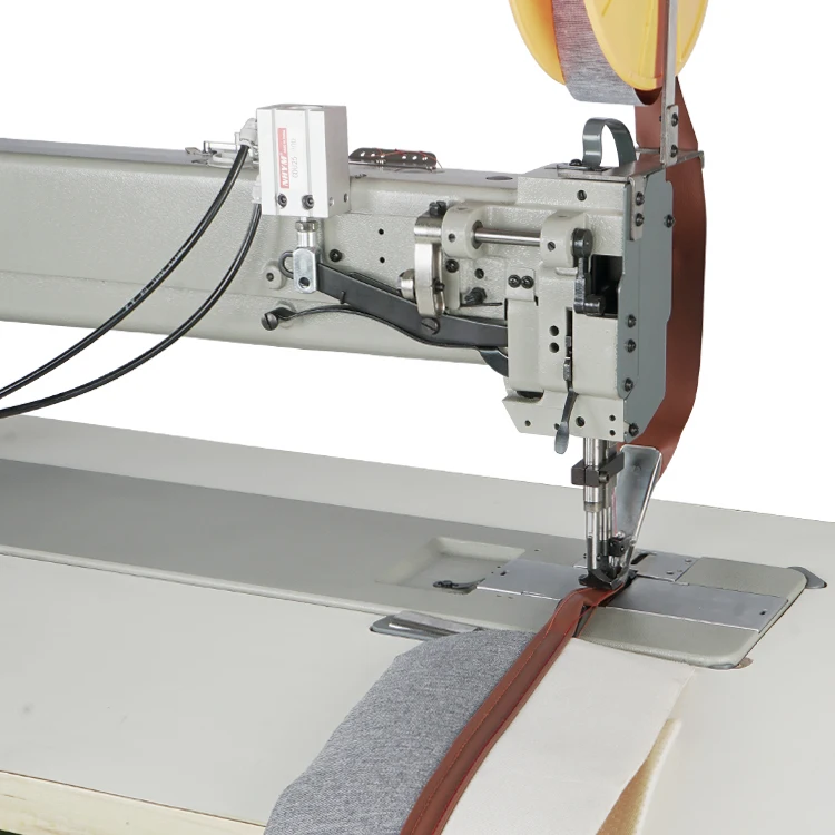 6620-25 635mm Customization Long Arm Compound Feed Walking Foot Flat Bed Double Needle Lockstitch Sewing Machine For Heavy Duty