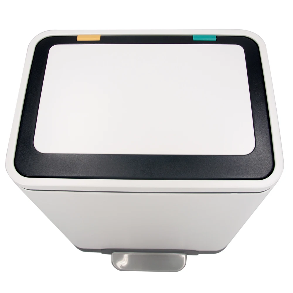 Hotel street soft closing 30L 7.9 gal two garbage classification waste  sorting  dust bin