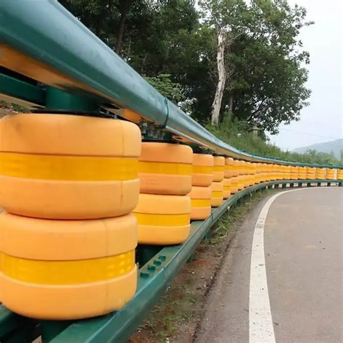 Traffic safety highway guardrail road barrier EVA roller barrier guardrail korea