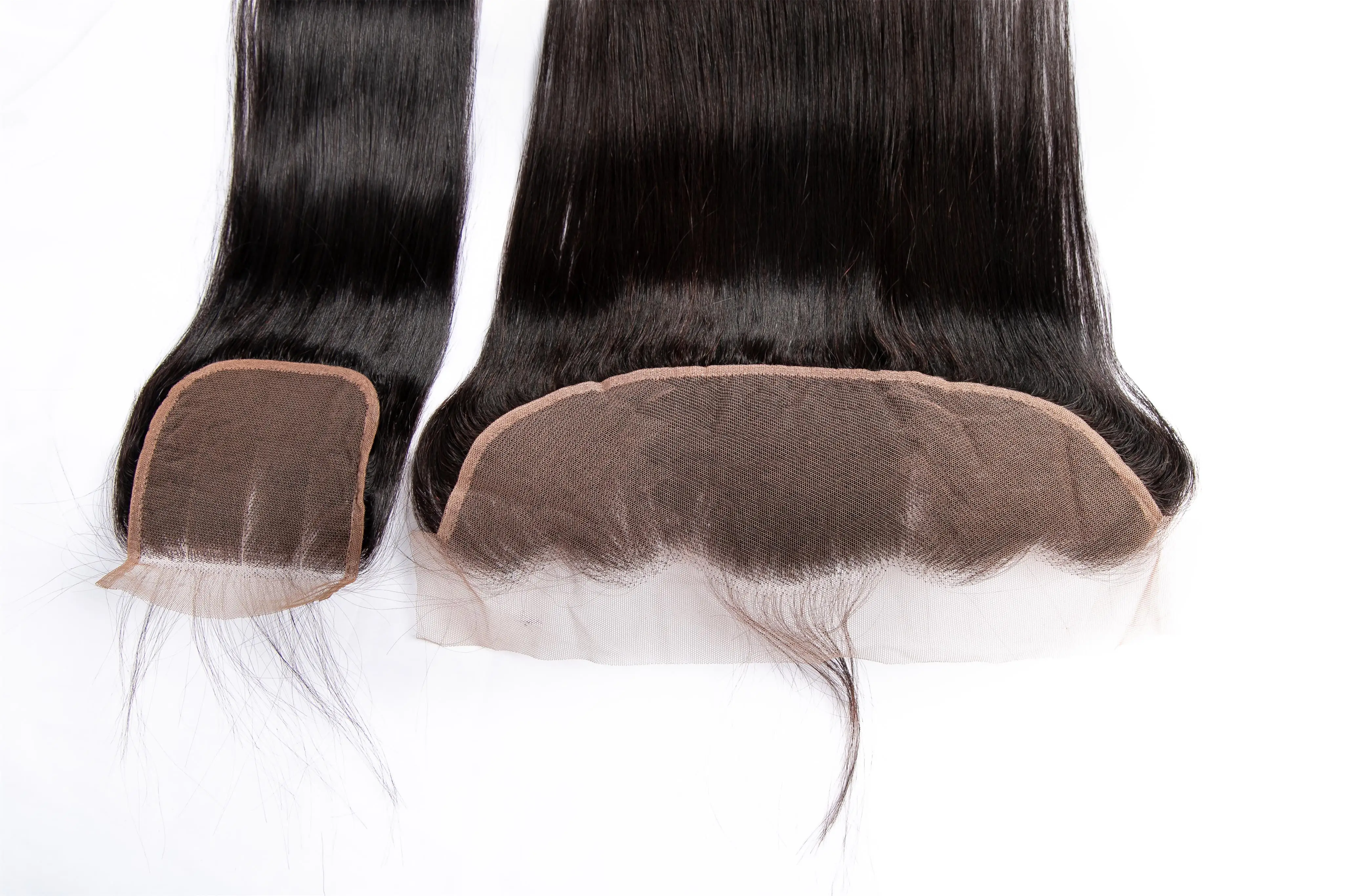 
First Beauty 2021 new style human hair bundles with closure bone straight human hair lace frontal virgin hair bundles 