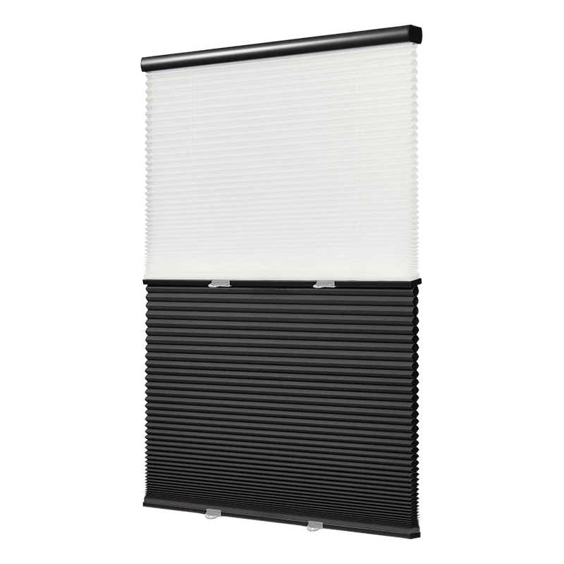 Window Blinds Sheer Blackout Cellular Shades Day Night Dual Use Cordless Blackout Honeycomb Blinds