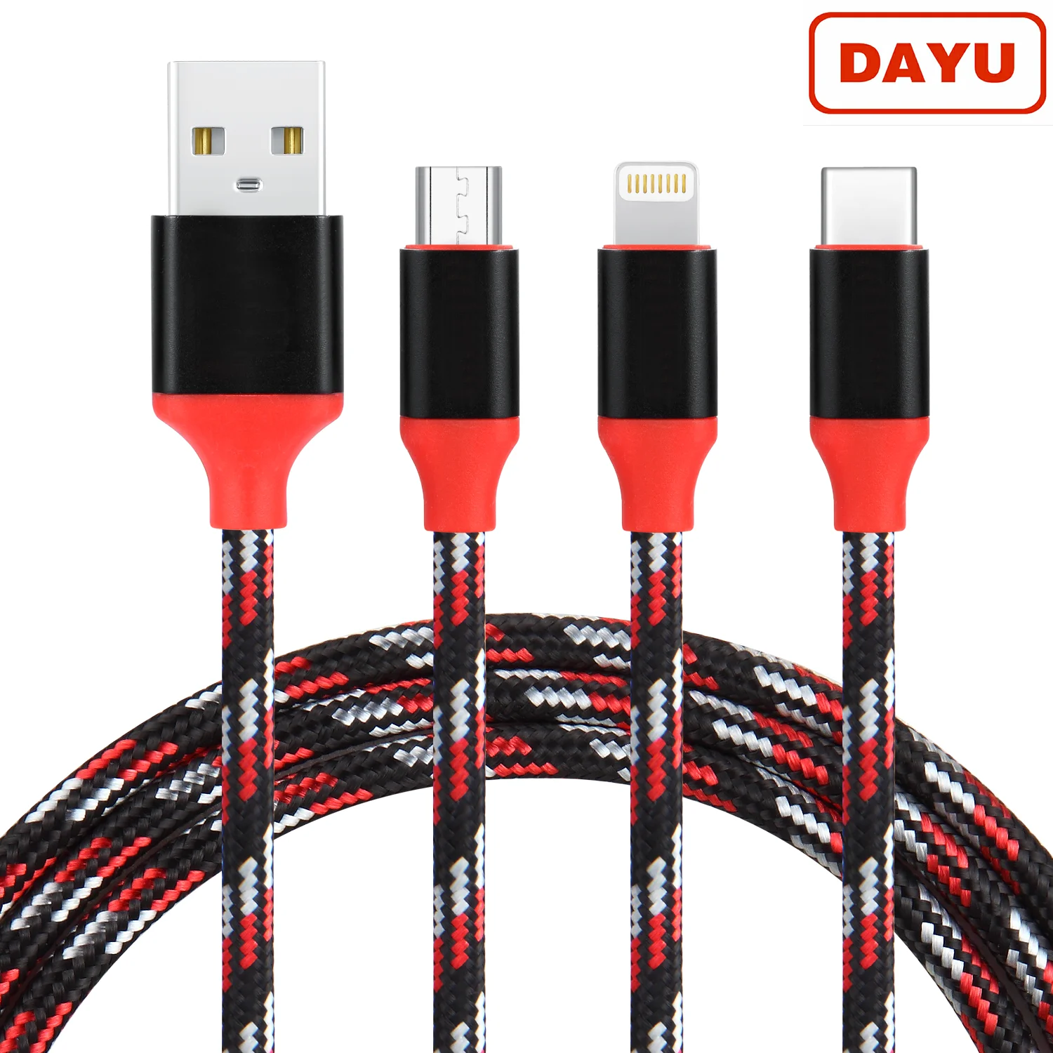 good price Manufacturer Multi USB Smartphone 3 in 1 Fast Charging cable