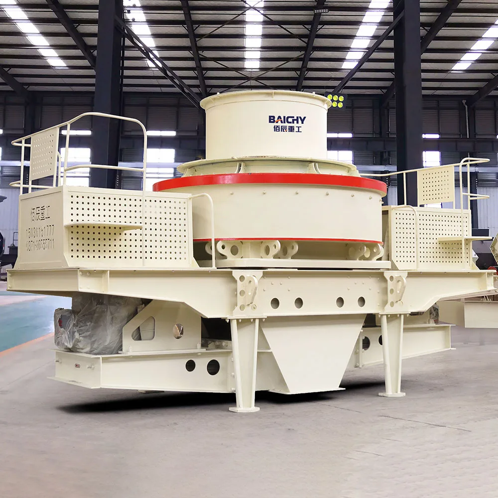 Quarry Granite Silica Stone Sand Production Line, River Pebble Glass Sand Maker Machine, Vertical Artificial Sand Making Machine