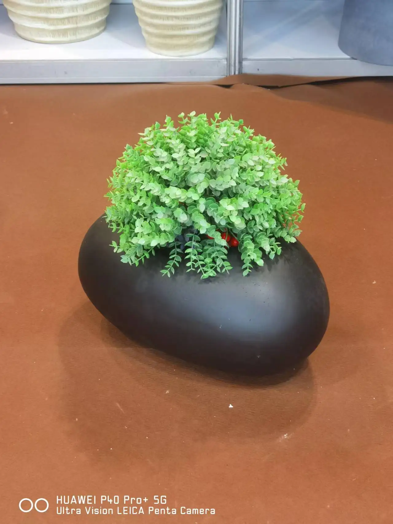 2023 Popular Nordic Creative Big Indoor Outdoor Stone Flower Pots Plant Pot