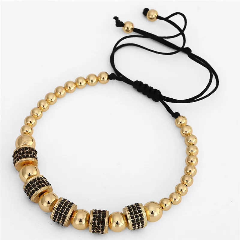 European Hot Selling Handmade Charm Customize Logo Woven Macrame Adjustable Bracelet Men Women