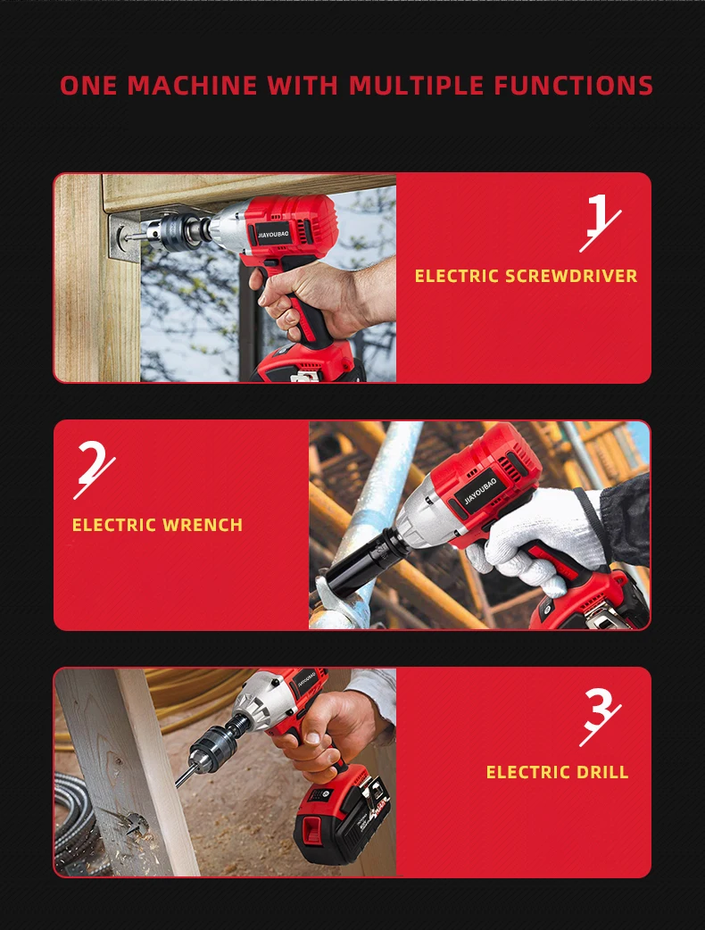 Небольшая прибыль, но быстрый оборот 20V 350N. М бесщеточный Электрический Аккумуляторный ключ, дюймовый стандарт електричюеского инструмента В набор входят 4 составляющих элемента батареи