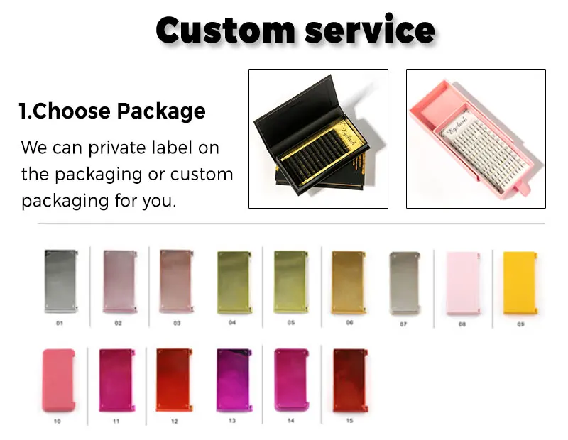 Wholesale pre made eyelash extension fanned 5d 6d 3d eyelash extension easy fans mega volume Lashes premade fans Lash extensions