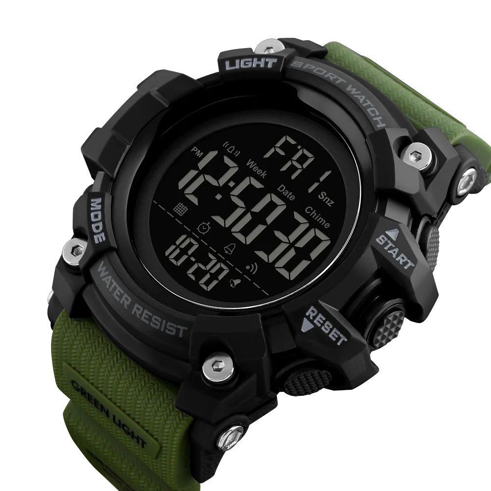 factory wholesale price chronograph  waterproof custom brand digital watch sport wrist men watch