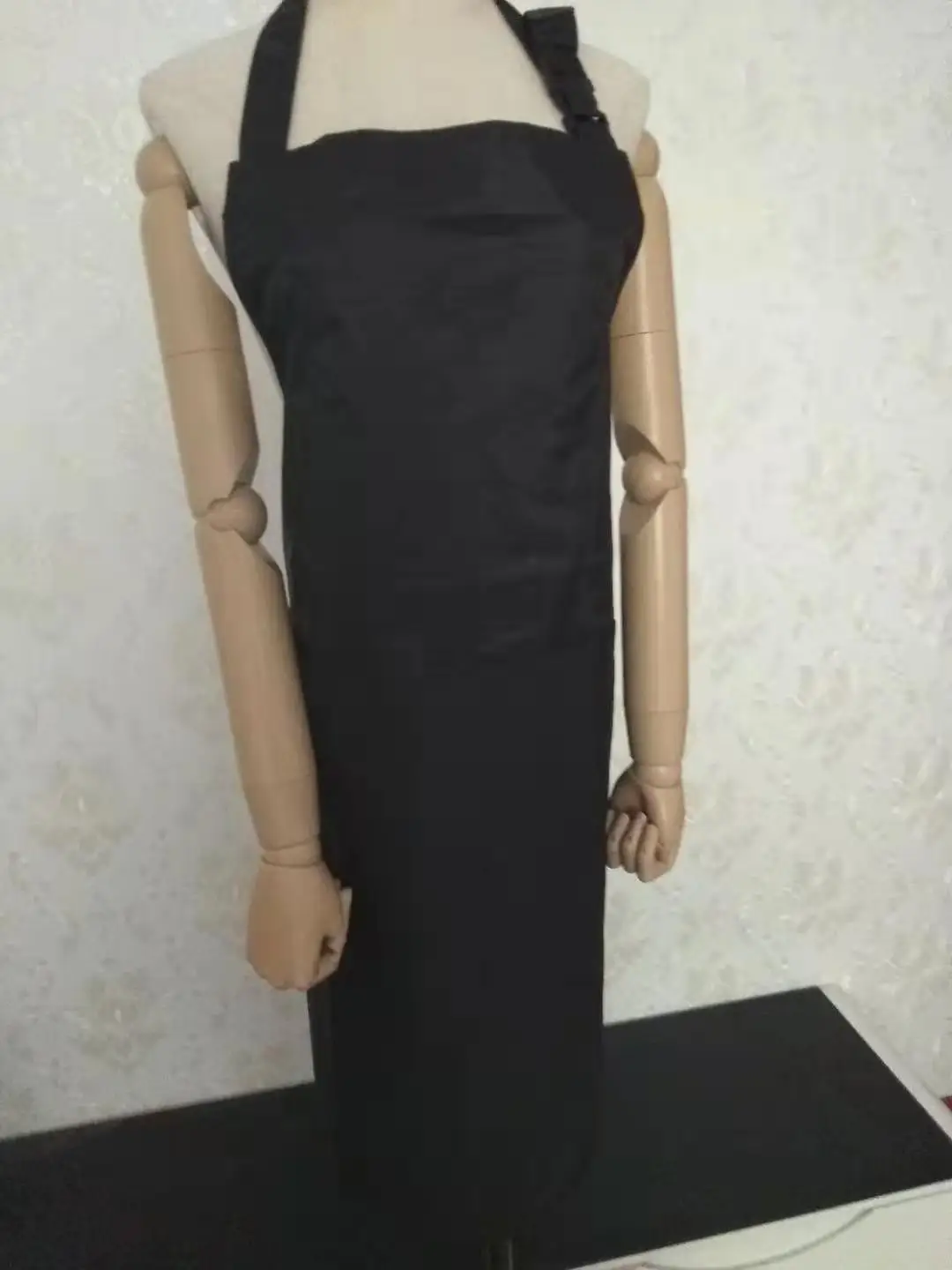 Cheap Plain Black Aprons Waterproof Apron For Women Car Wash Apron