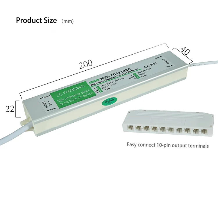 Высококачественный тонкий дизайн многоцелевой IP67 Водонепроницаемый светодиодный дайвер SMPS 12V 5A 60W импульсный источник питания