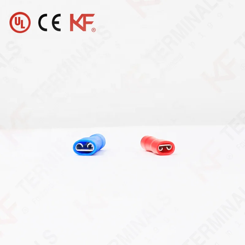 FDFD 1.25-187 (8) Cables Wires 0.5~1.5mm2 Waterproof Connectors Fully Insulated Wire Terminal Quick Disconnect