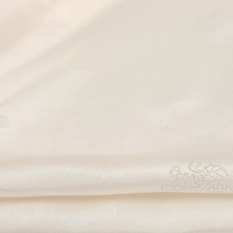 Chinese traditional totem jacquard pure 100 satin silk jacquard fabrics for Hanbok Kimono