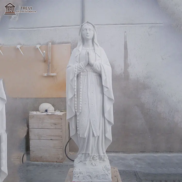 Вьетнамские мраморные скульптуры католическая леди Фатимы Дева Мария статуя от китайского поставщика