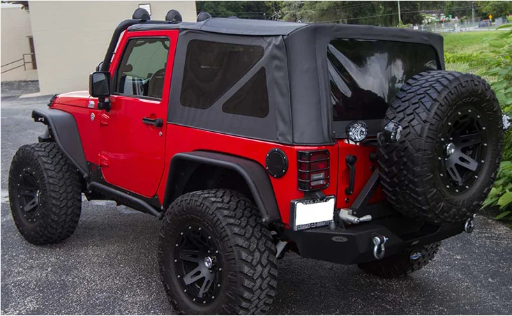 Алюминиевые наконечники м для крыла Jeep JK