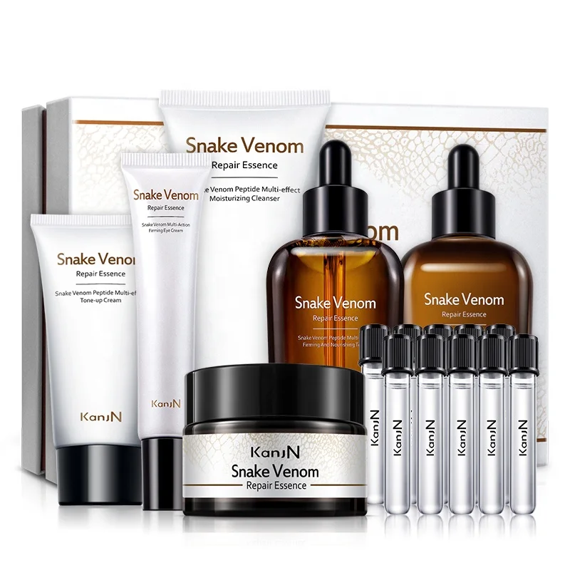 Snack Venom Firming Face Care Set Anti Aging Reducing Fine lines Skincare Set