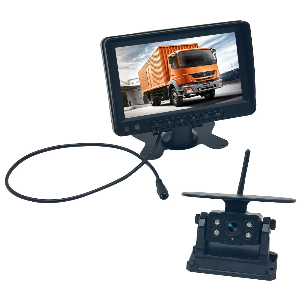 AHD signal 1080P wireless camera is suitable for night vision tachograph driving reversing recorder effective distance of 100m