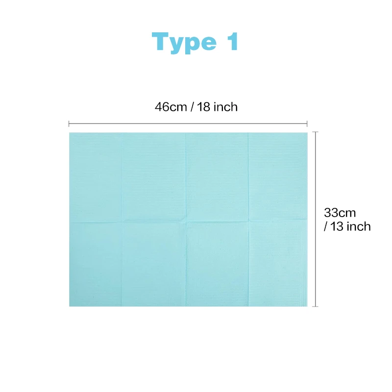 Beiqili 3 Ply Waterproof Lash Bib Sheet  Dentist Medical Eyelash Extension Tray Pads Nail Workbench Worktop Table Cover Supplies