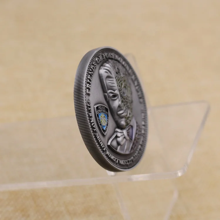 Custom High Quality 3D Antique Nickel Challenge Coin Collection Souvenir Coin