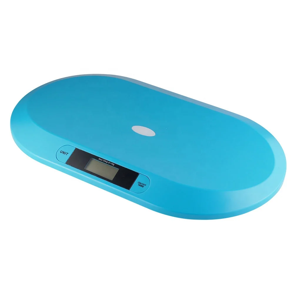 Baby Scale max 20kg 45lb/10g Tare Function Backlit LCD Display Toddler Baby Child