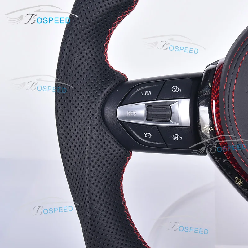 LED Carbon Fiber Steering Wheel For Bmw E46 M3 E38 E39 E83 E60 E70 E71 E72 E53 E89 E92 E93 E81 E87 E84 E82 X1 X2 X3 X4 X5 X6