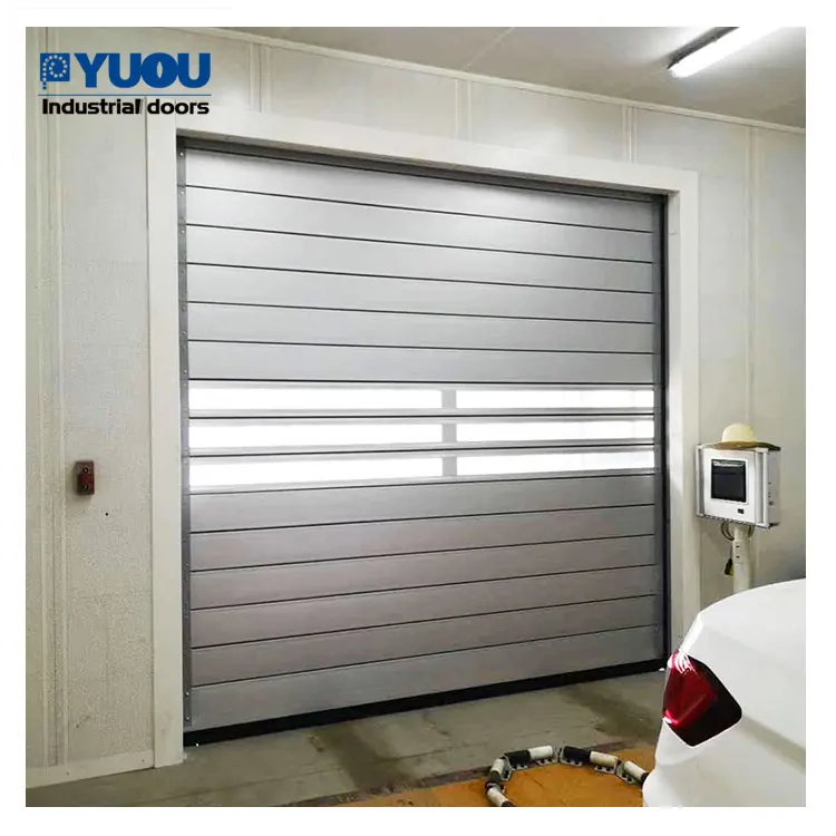 Fast Automatic Radar or Vehicle Detector High Speed Car Wash Door