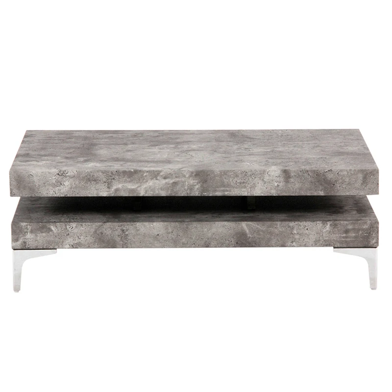 
Tea Table Living Room Furniture Modern China Mini Concrete MDF Coffee Packing Piece Color Desk 