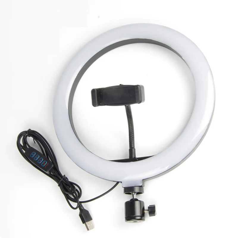 UEGOGO R10 10INCH Usb Beauty Video Studio Photo Circle Lamp Dimmable Selfie Led Ring Light For Phone and Camera