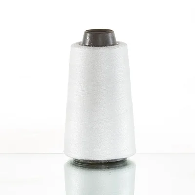 Фабричная износостойкая 40/2 5000yds окрашенная пряденая 100% полиэфирная швейная нить для ткани