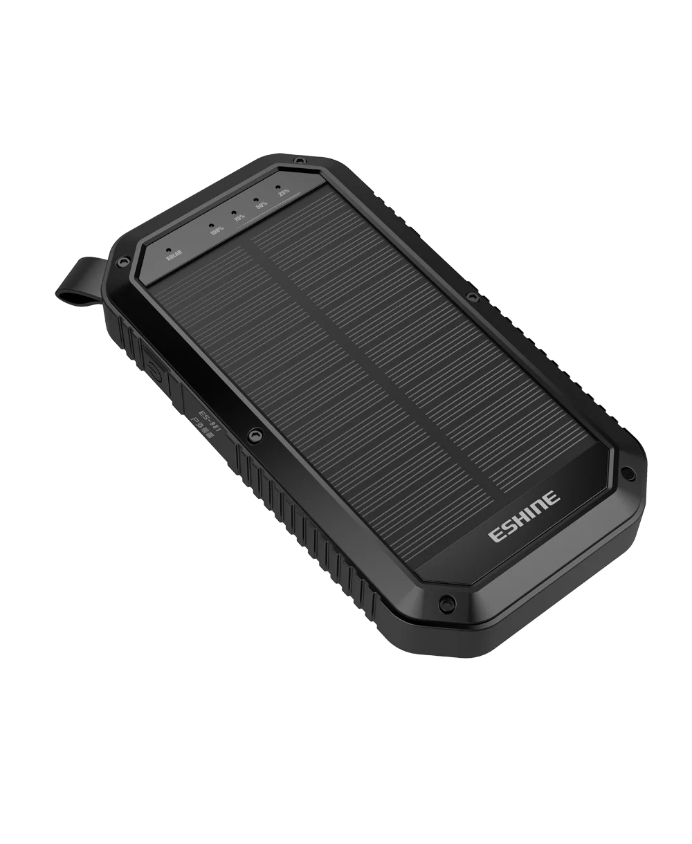10000mAh 10W Solar Power Bank Mobile Power Supply