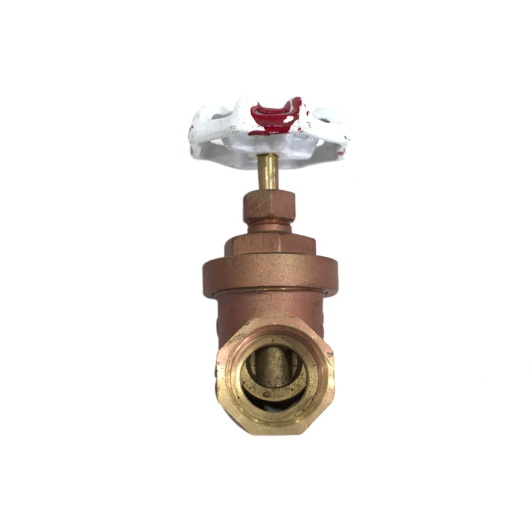 125S 200WOG PN16 Forged Body Bronze Color Painted Type water type  brass gate valve 25mm 2 inch